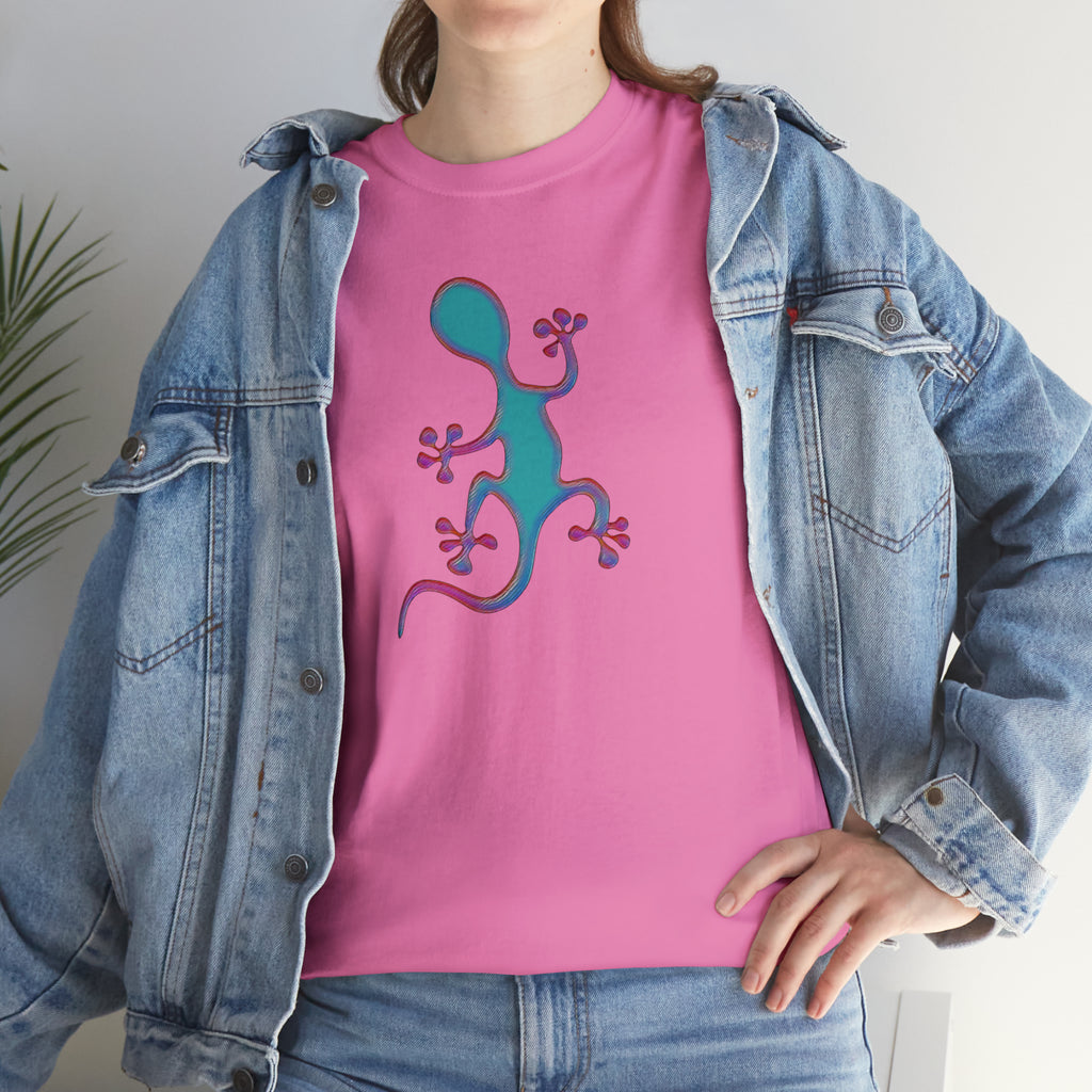 Taino-Inspired Salamander 2 Unisex Heavy Cotton Tee