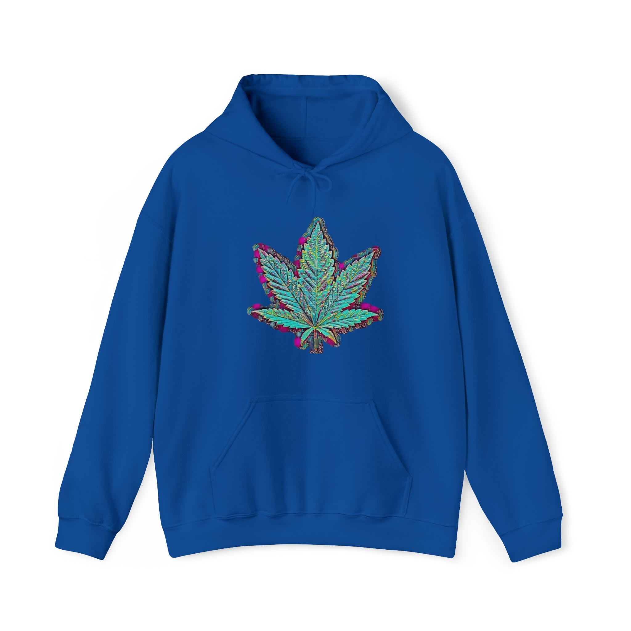 The Five Finger Leaf Unisex Heavy Blend™ Hooded Sweatshirt