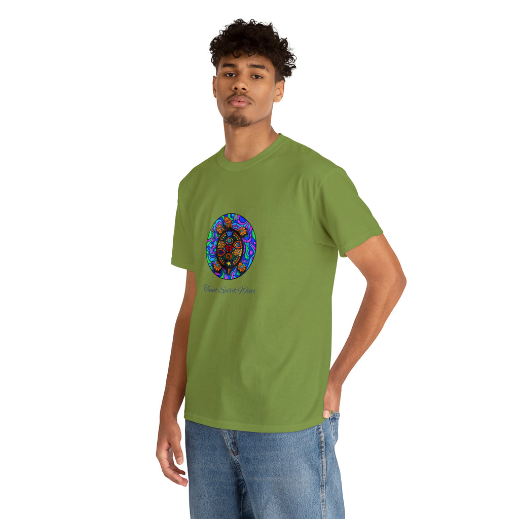 Taino-Inspired Turtle Unisex Heavy Cotton Tee