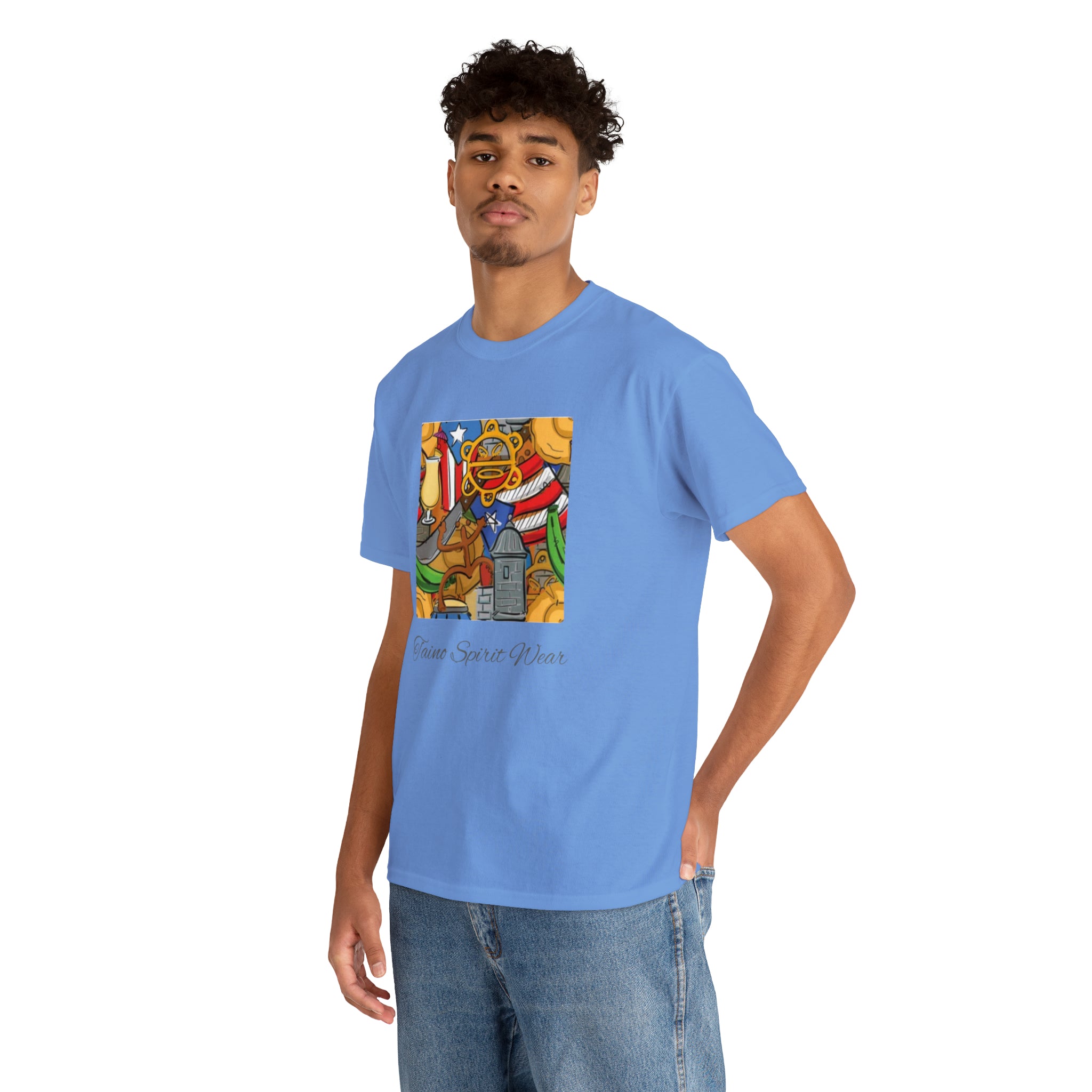 Puerto Rican Heritage Unisex Heavy Cotton Tee