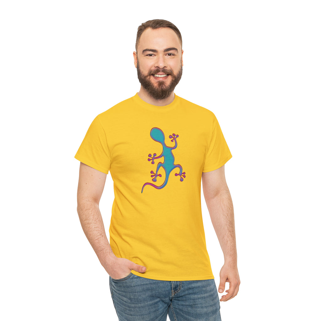 Taino-Inspired Salamander 2 Unisex Heavy Cotton Tee