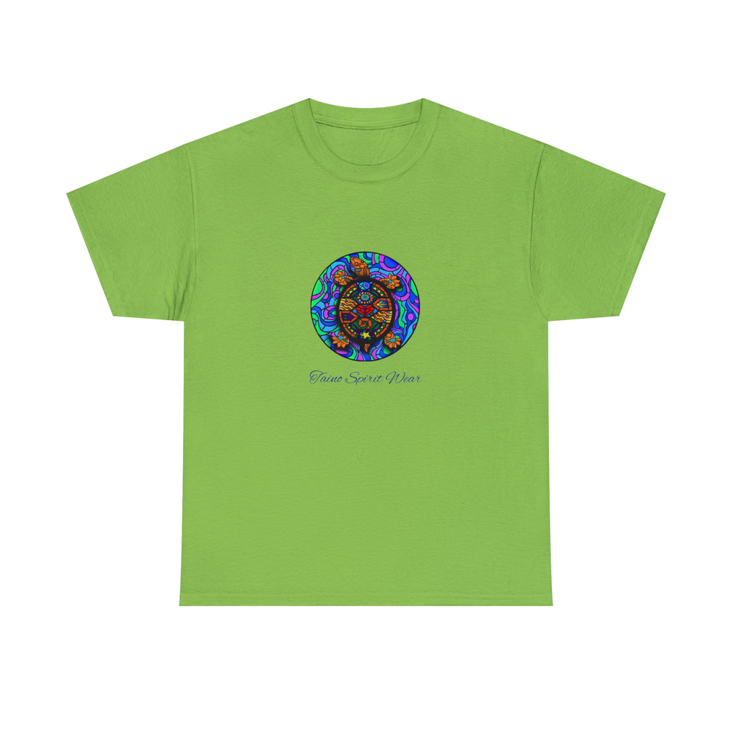 Taino-Inspired Turtle Unisex Heavy Cotton Tee