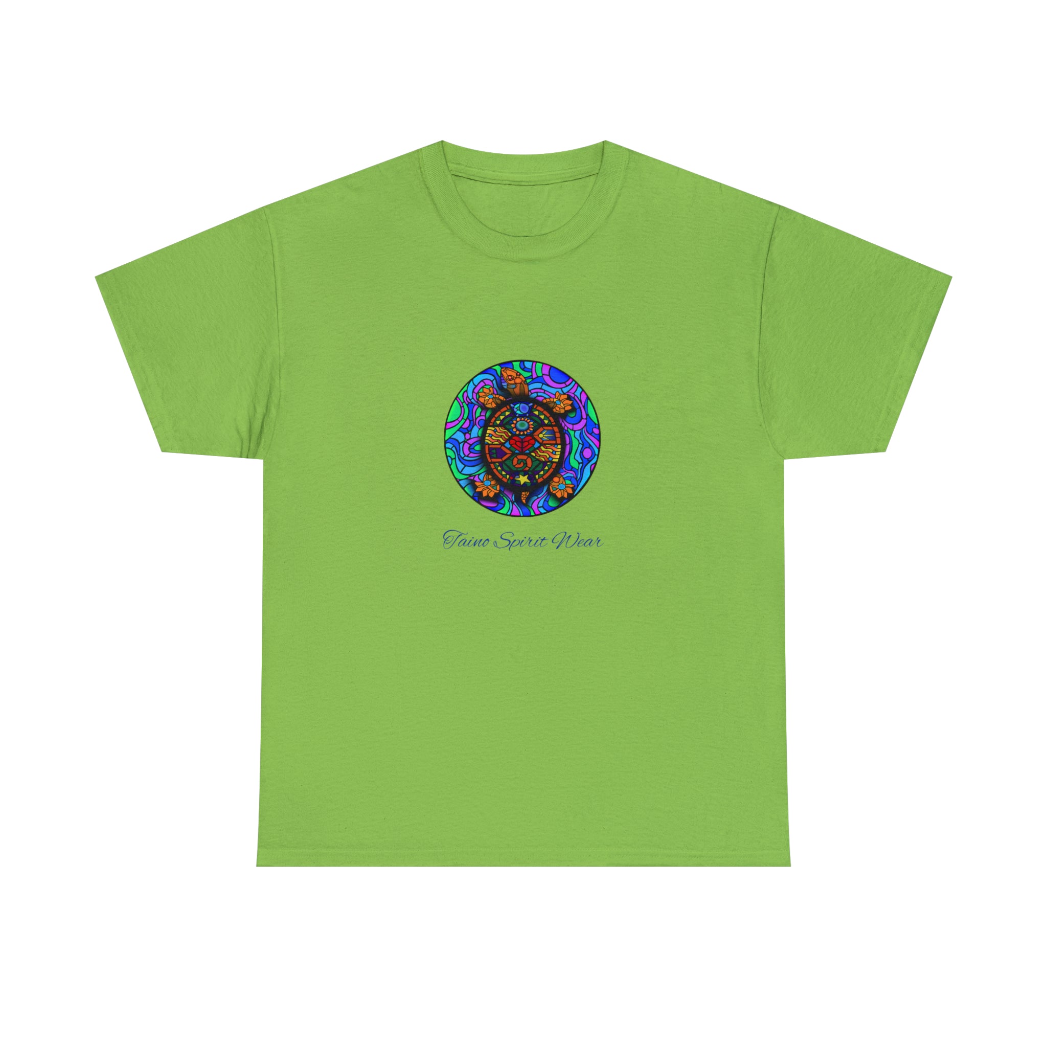 Taino-Inspired Turtle Unisex Heavy Cotton Tee