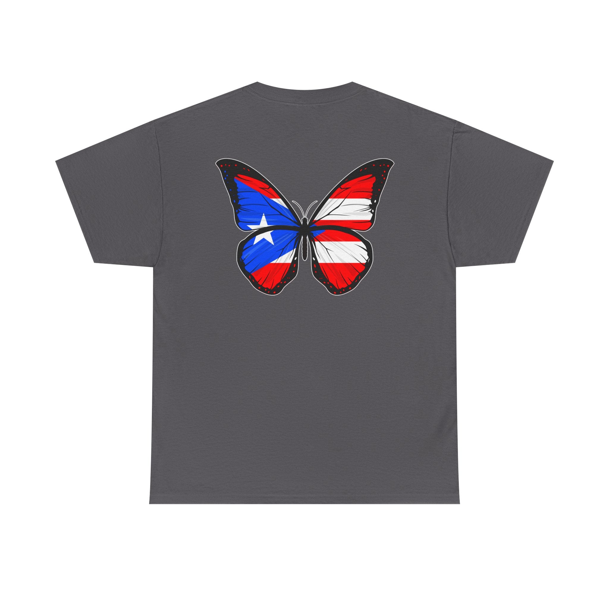 Women's Puerto Rico Flag Butterfly T-Shirt