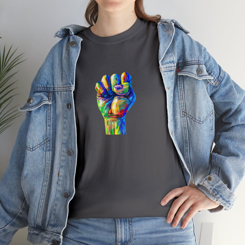 Power to The People Fist Unisex Heavy Cotton Tee