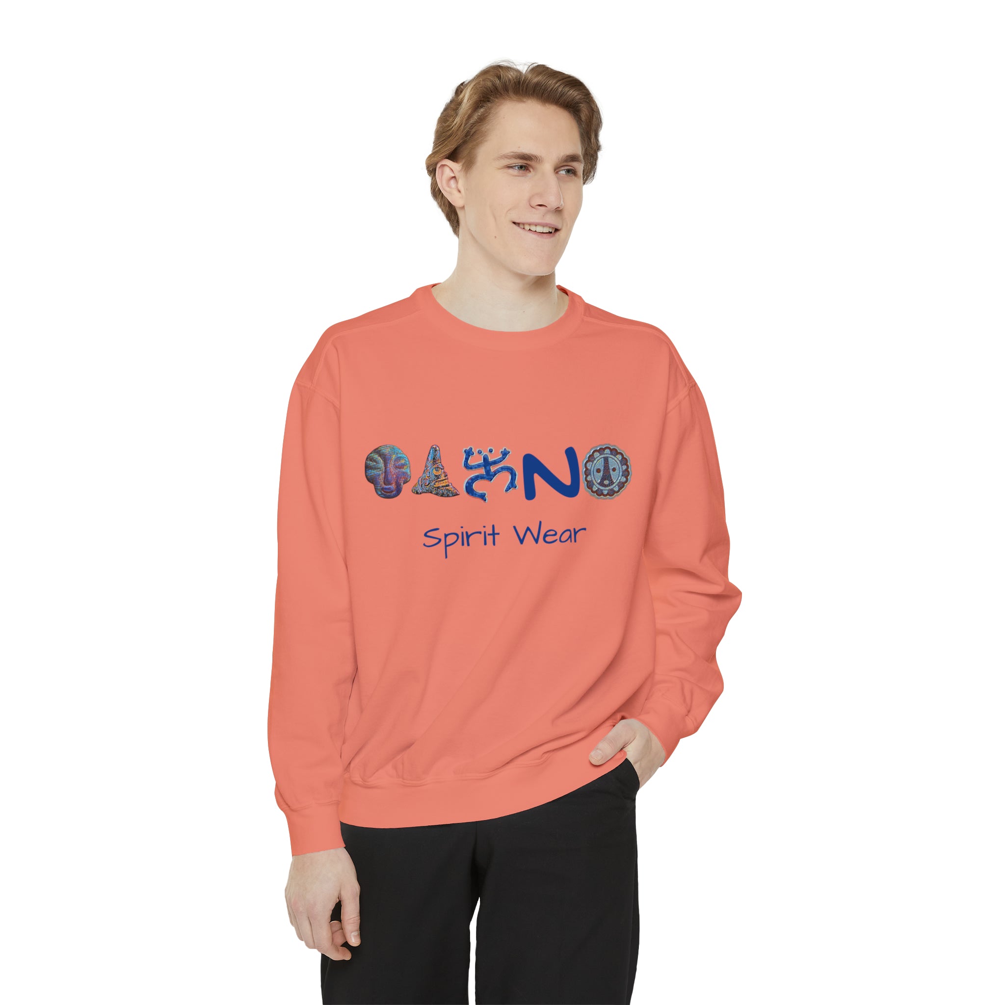 Taino Spirit Wear Symbols Unisex Garment-Dyed Sweatshirt