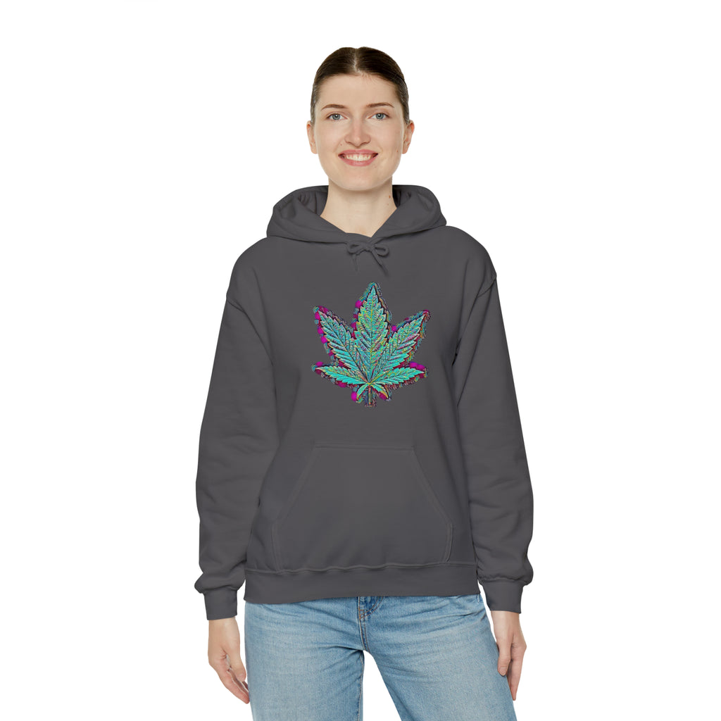 The Five Finger Leaf Unisex Heavy Blend™ Hooded Sweatshirt