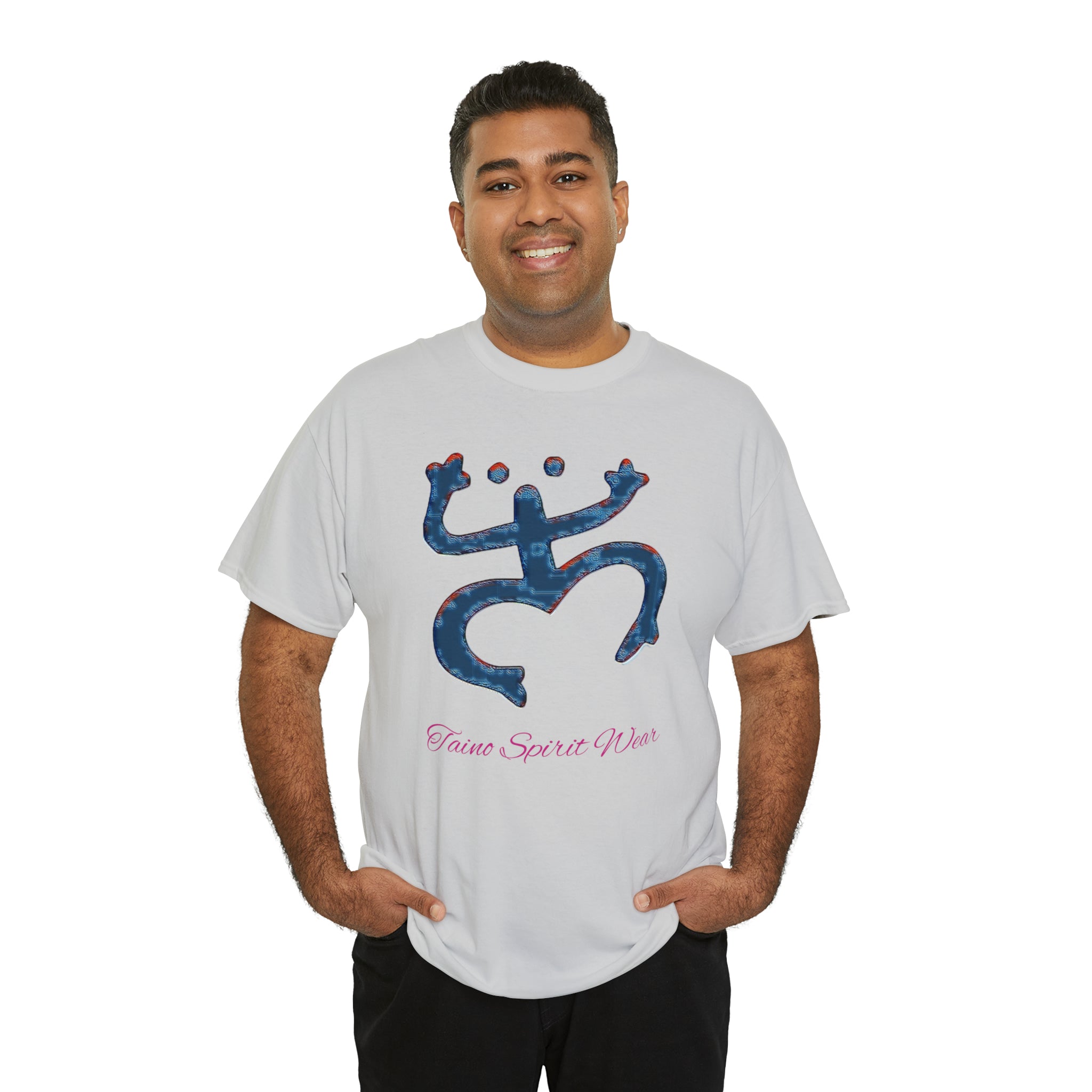 Taino Large Coqui Unisex Heavy Cotton Tee
