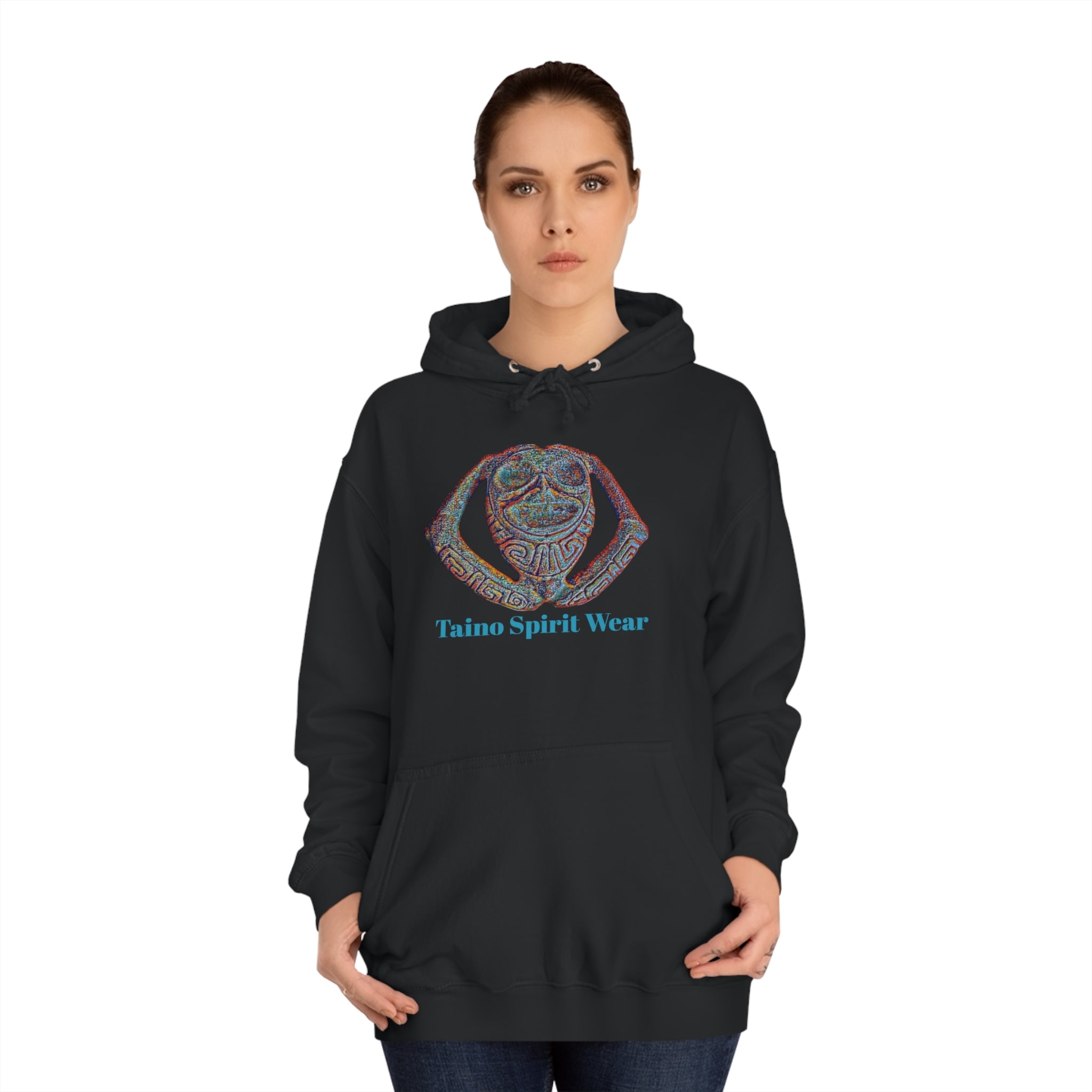 Taino Spirit Wear Symbolism Unisex College Hoodie