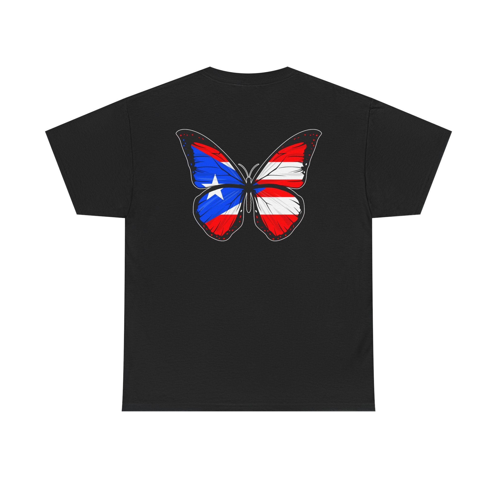 Women's Puerto Rico Flag Butterfly T-Shirt