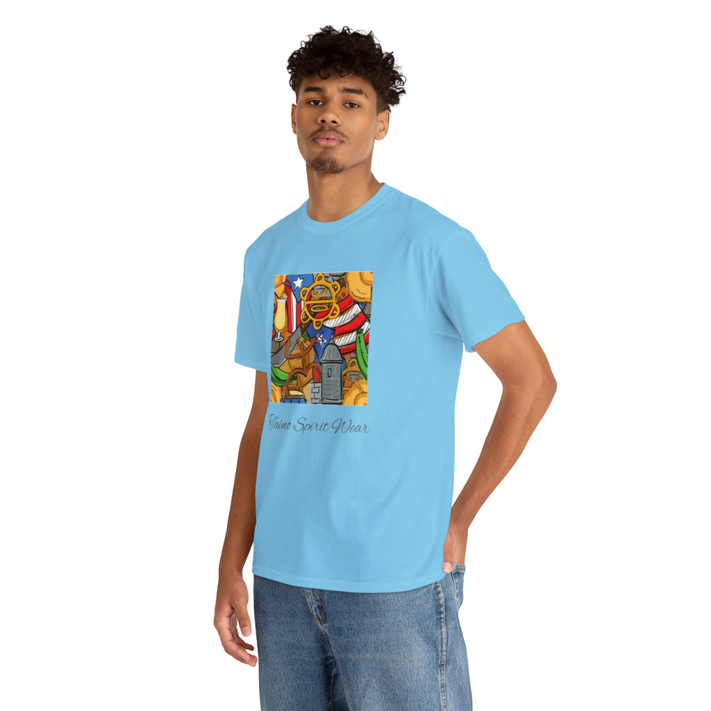 Puerto Rican Heritage Unisex Heavy Cotton Tee