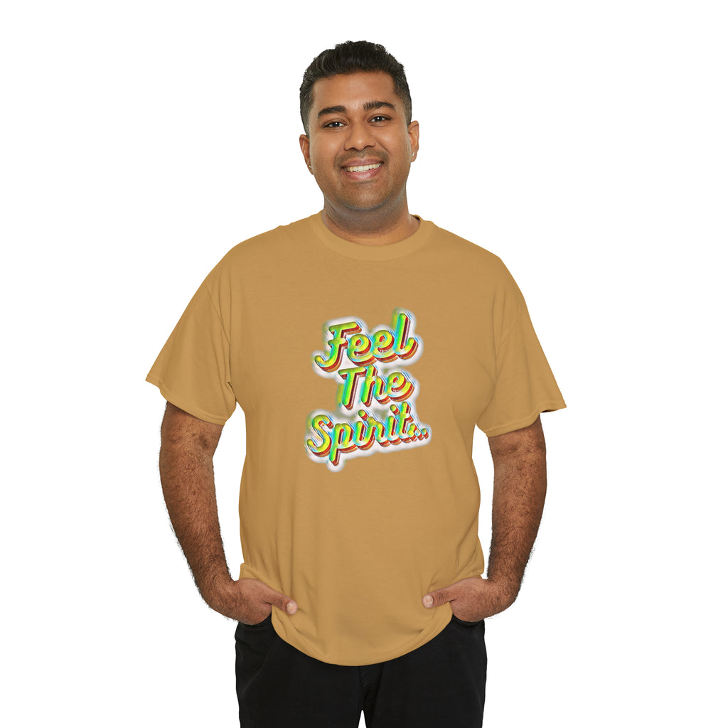 Feel The Spirit Unisex Heavy Cotton Tee