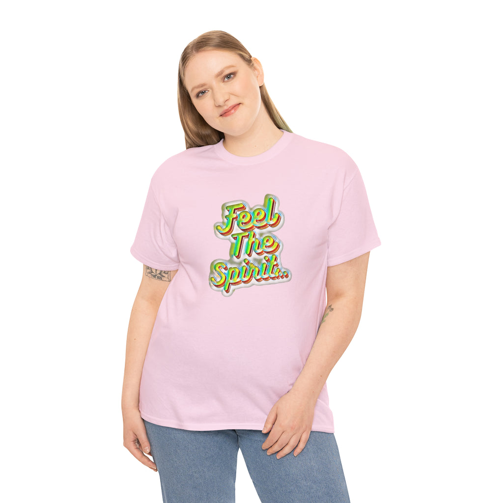 Feel The Spirit Unisex Heavy Cotton Tee