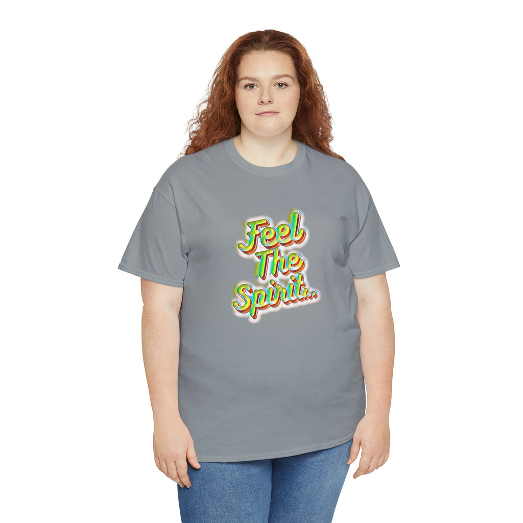 Feel The Spirit Unisex Heavy Cotton Tee