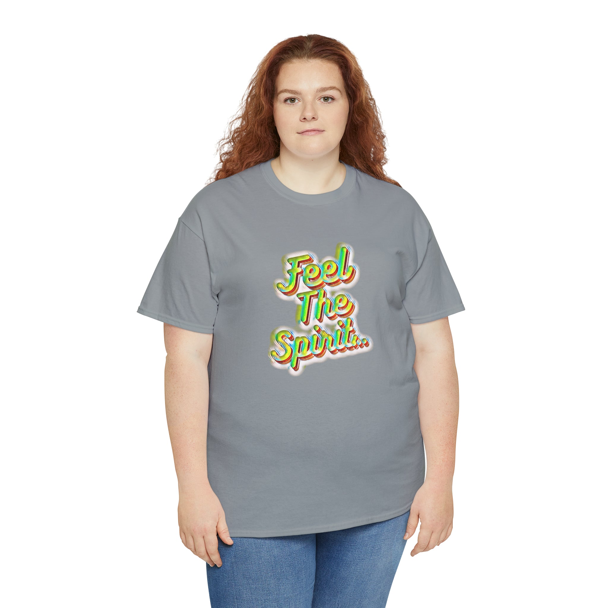 Feel The Spirit Unisex Heavy Cotton Tee