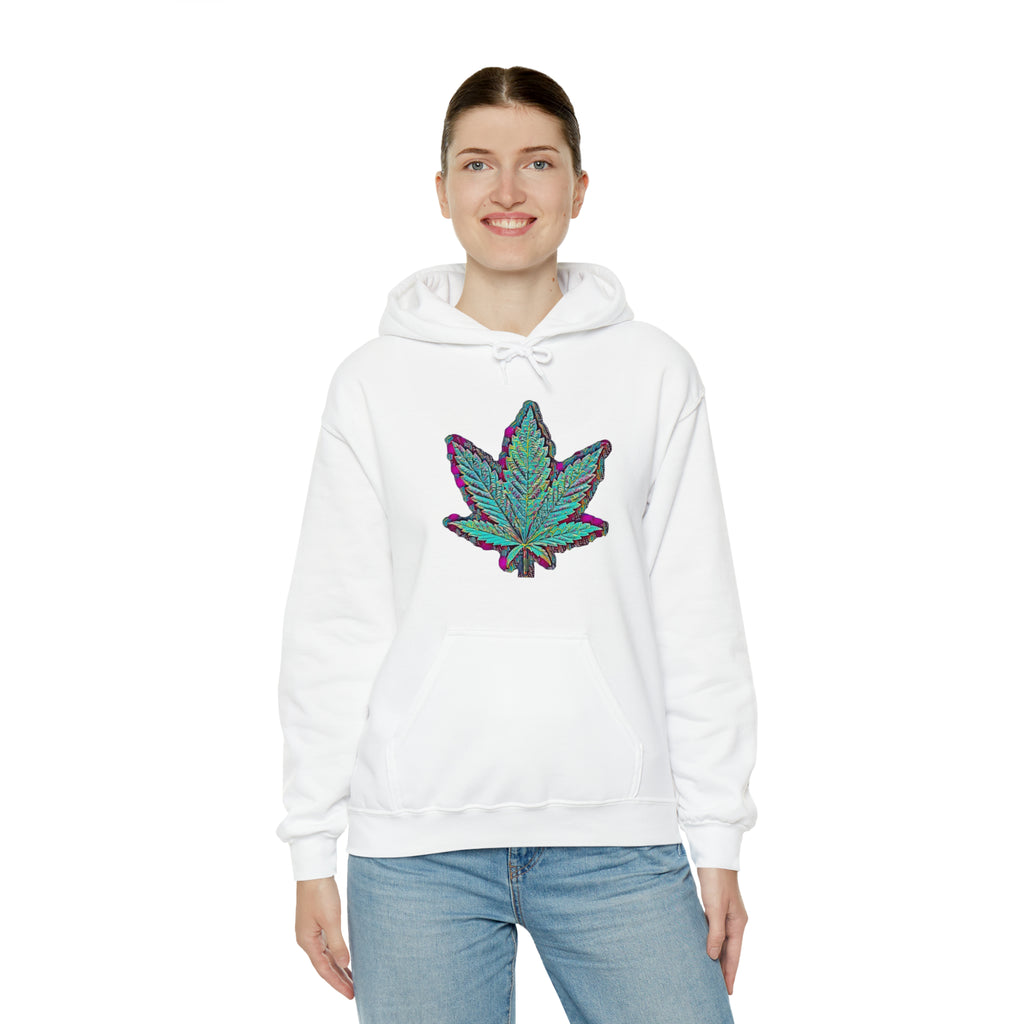 The Five Finger Leaf Unisex Heavy Blend™ Hooded Sweatshirt