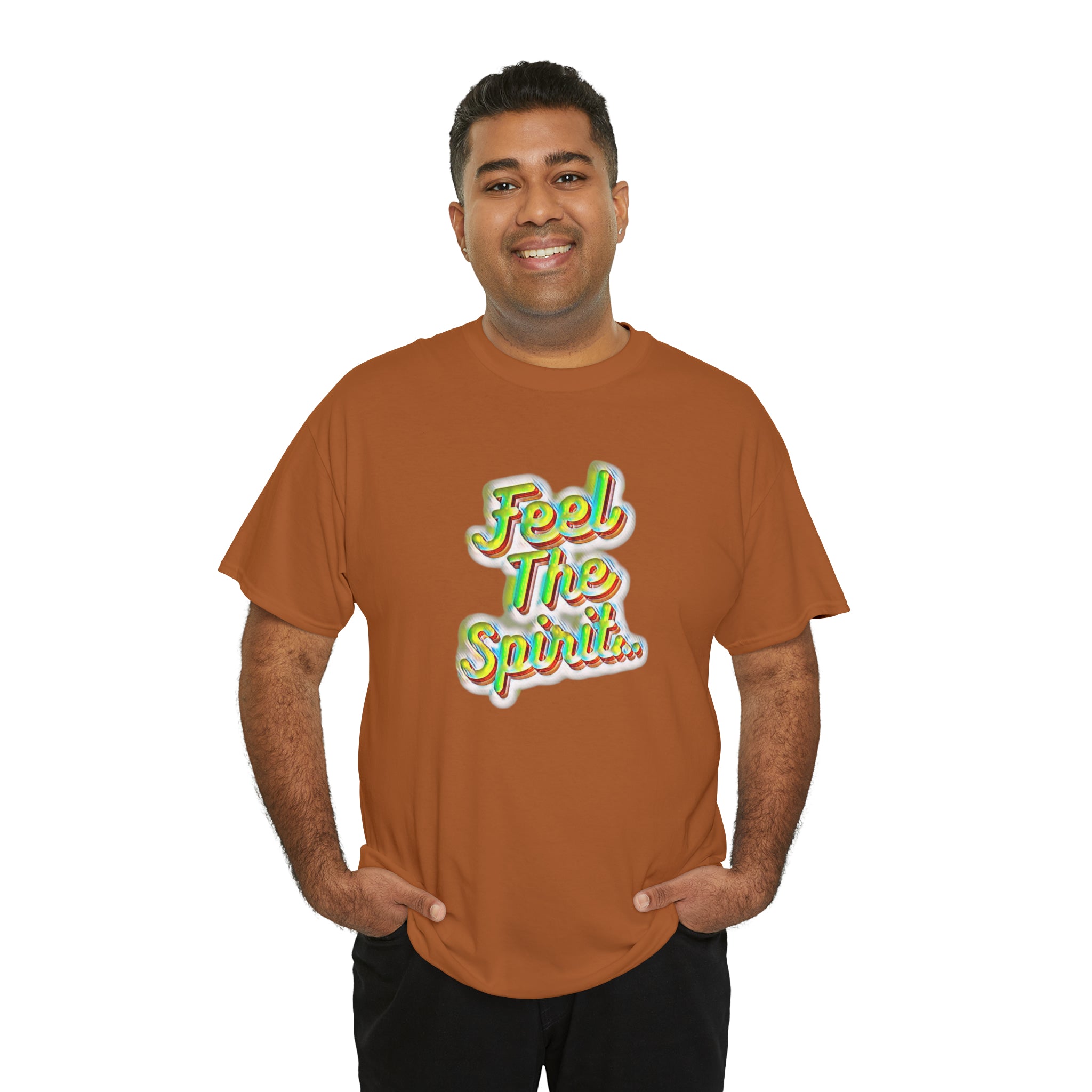 Feel The Spirit Unisex Heavy Cotton Tee
