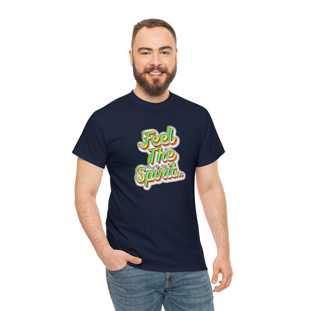 Feel The Spirit Unisex Heavy Cotton Tee