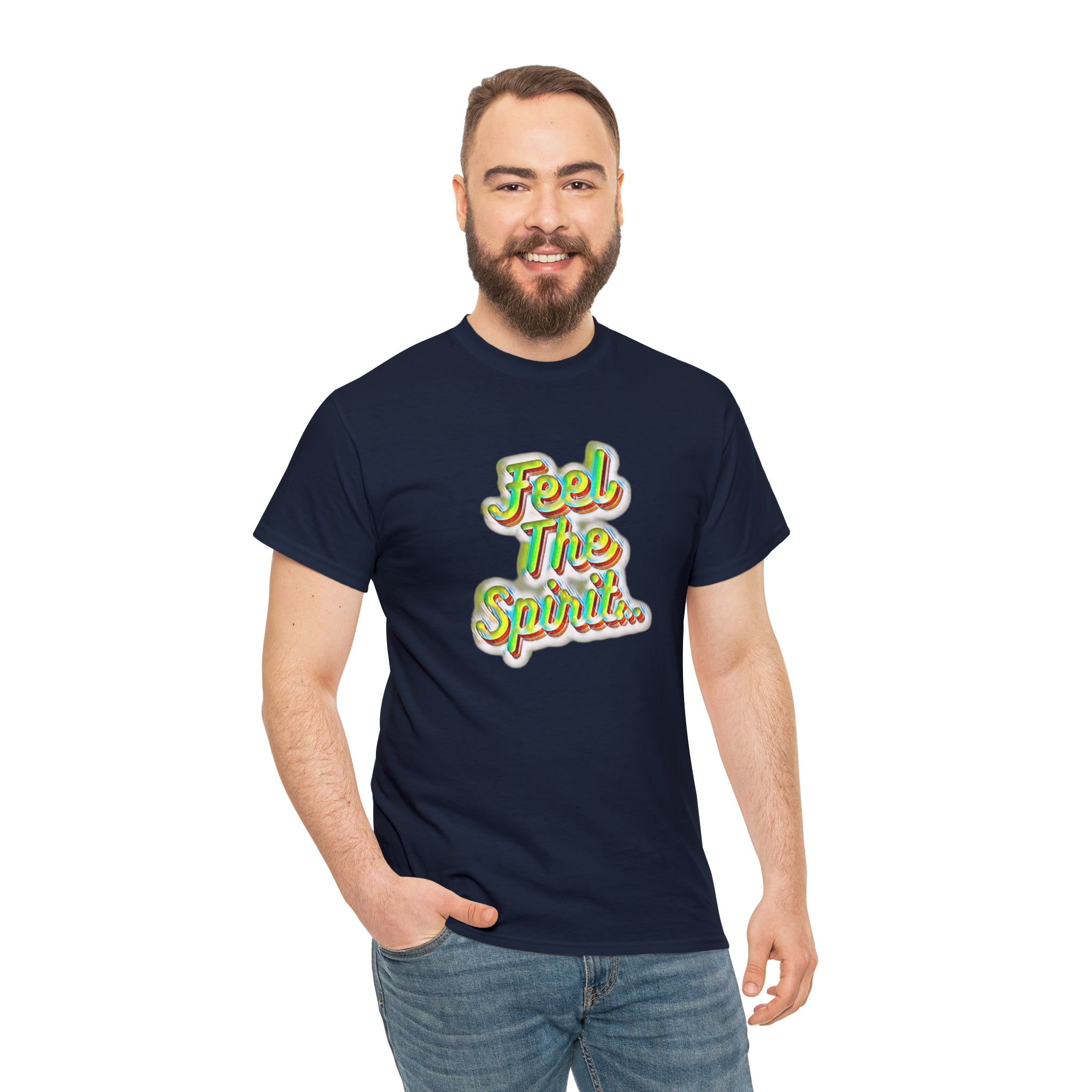 Feel The Spirit Unisex Heavy Cotton Tee