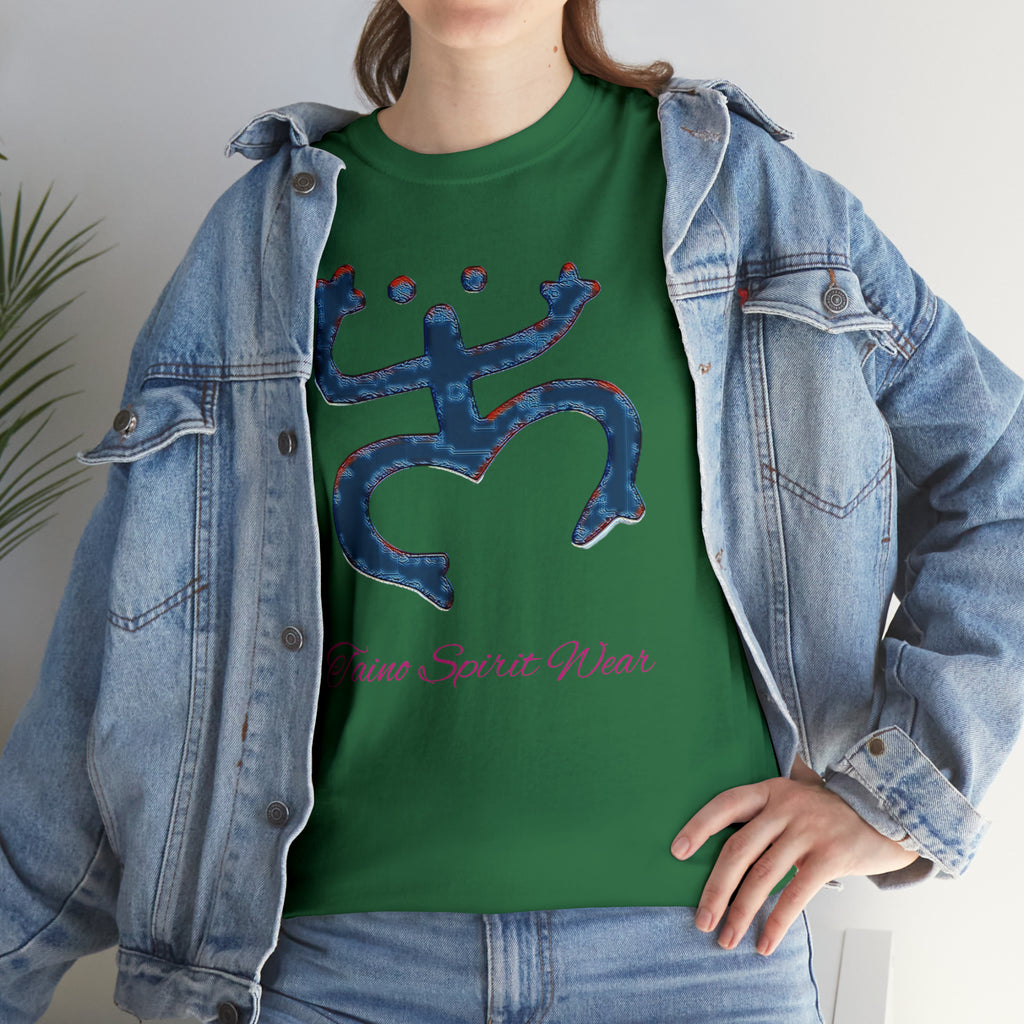 Taino Large Coqui Unisex Heavy Cotton Tee