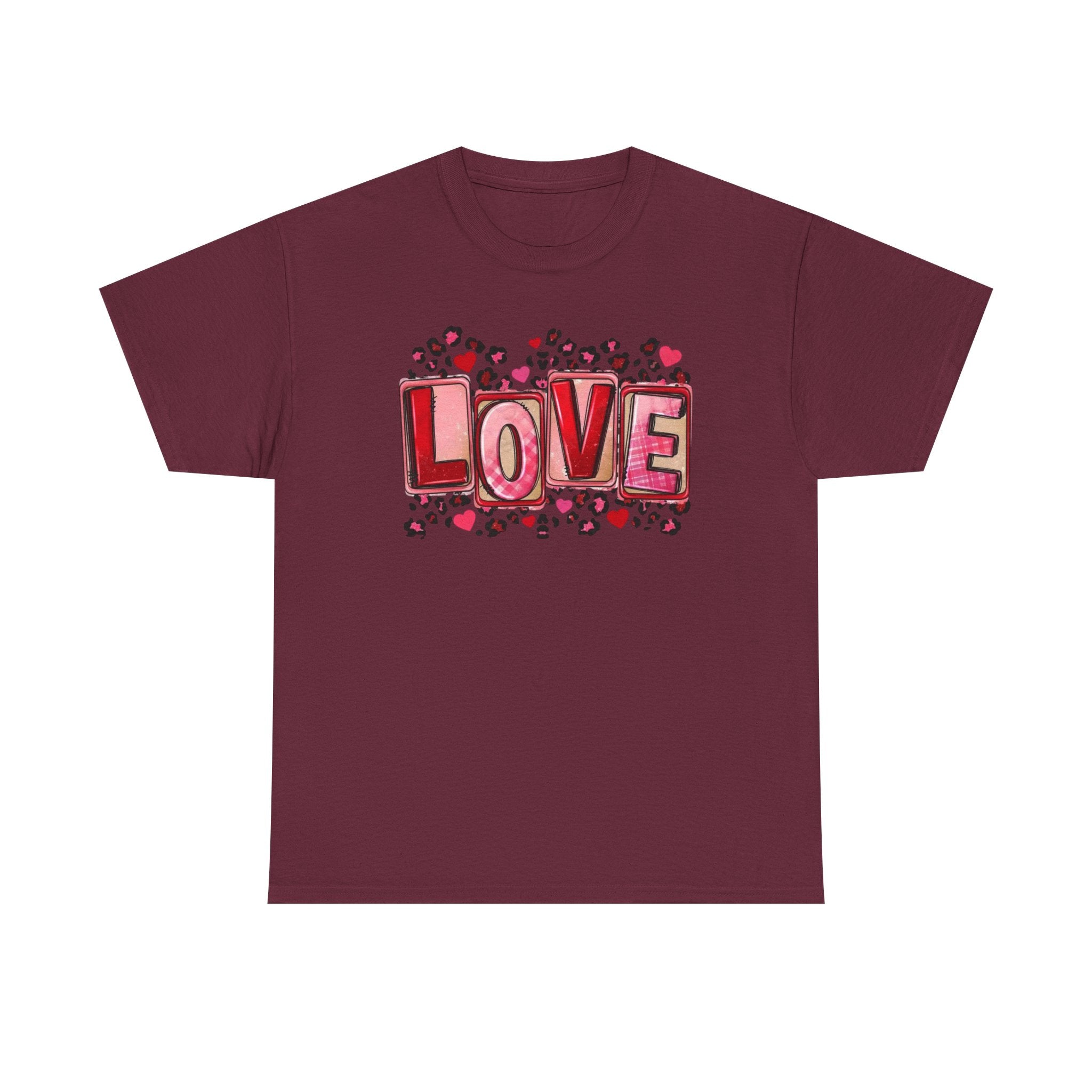 Valentine's Day Love Heart Graphic Tee – Valentine’s Day Romantic Shirt