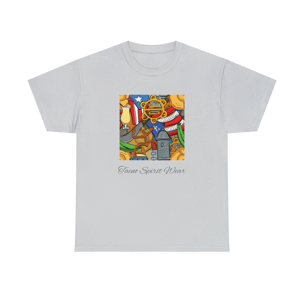 Puerto Rican Heritage Unisex Heavy Cotton Tee