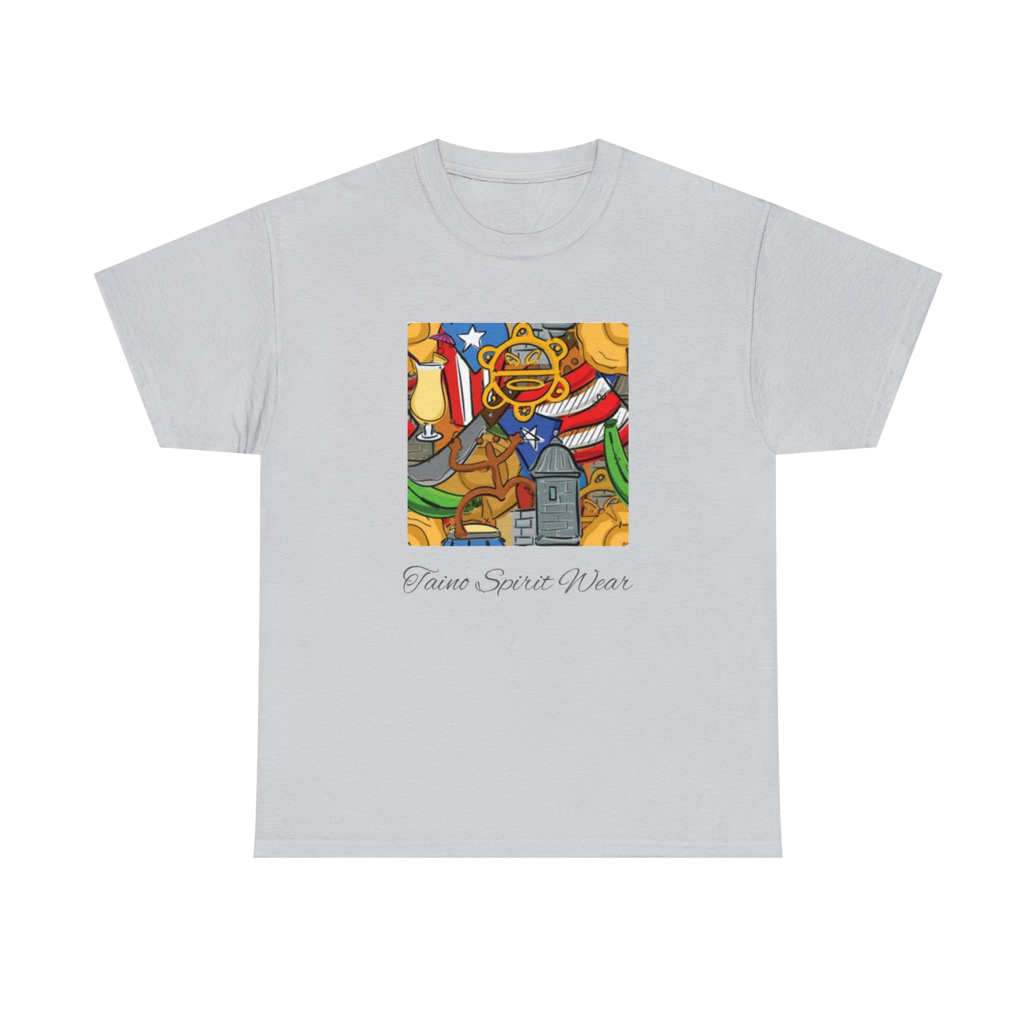 Puerto Rican Heritage Unisex Heavy Cotton Tee