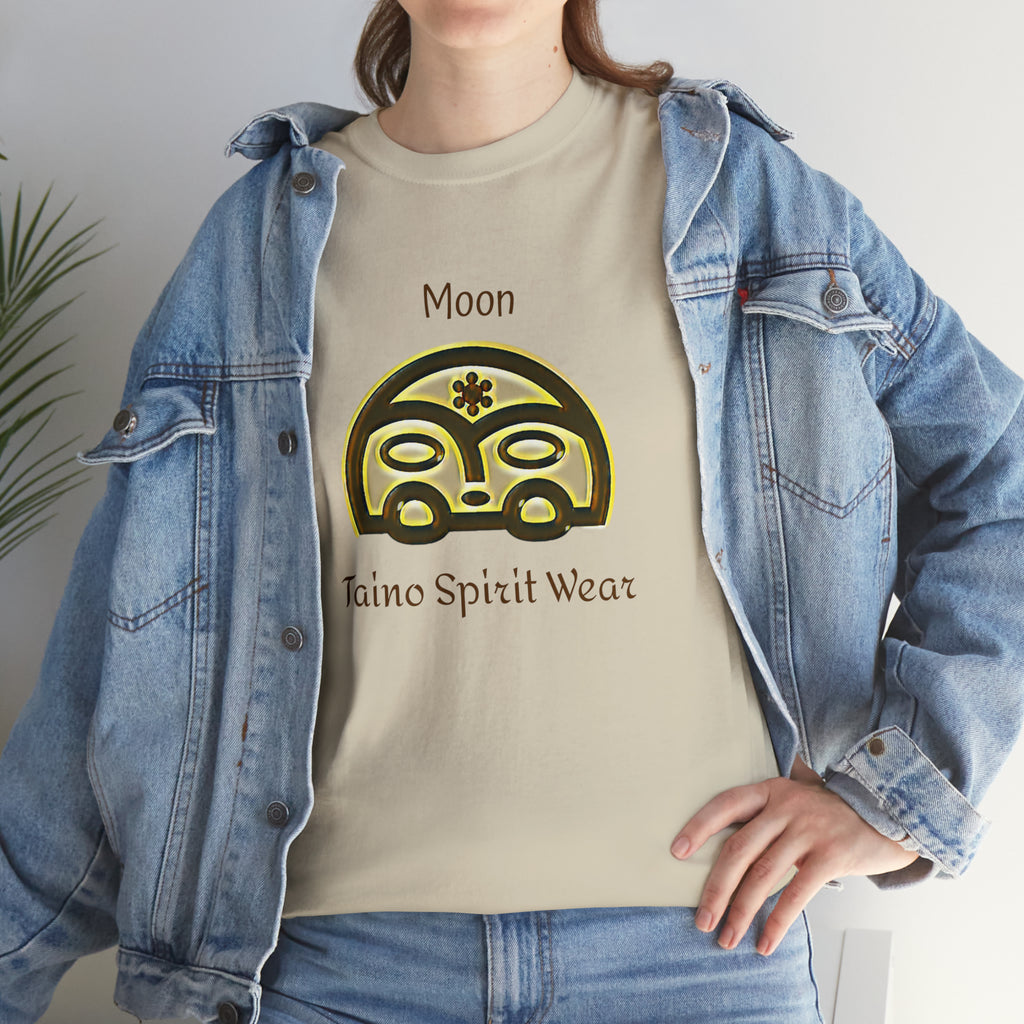 Taino Moon/ Puerto Rican Coqui Unisex Heavy Cotton Tee
