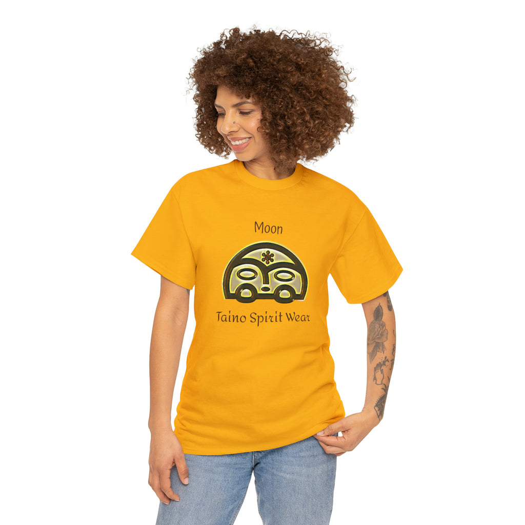 Taino Moon/ Puerto Rican Coqui Unisex Heavy Cotton Tee