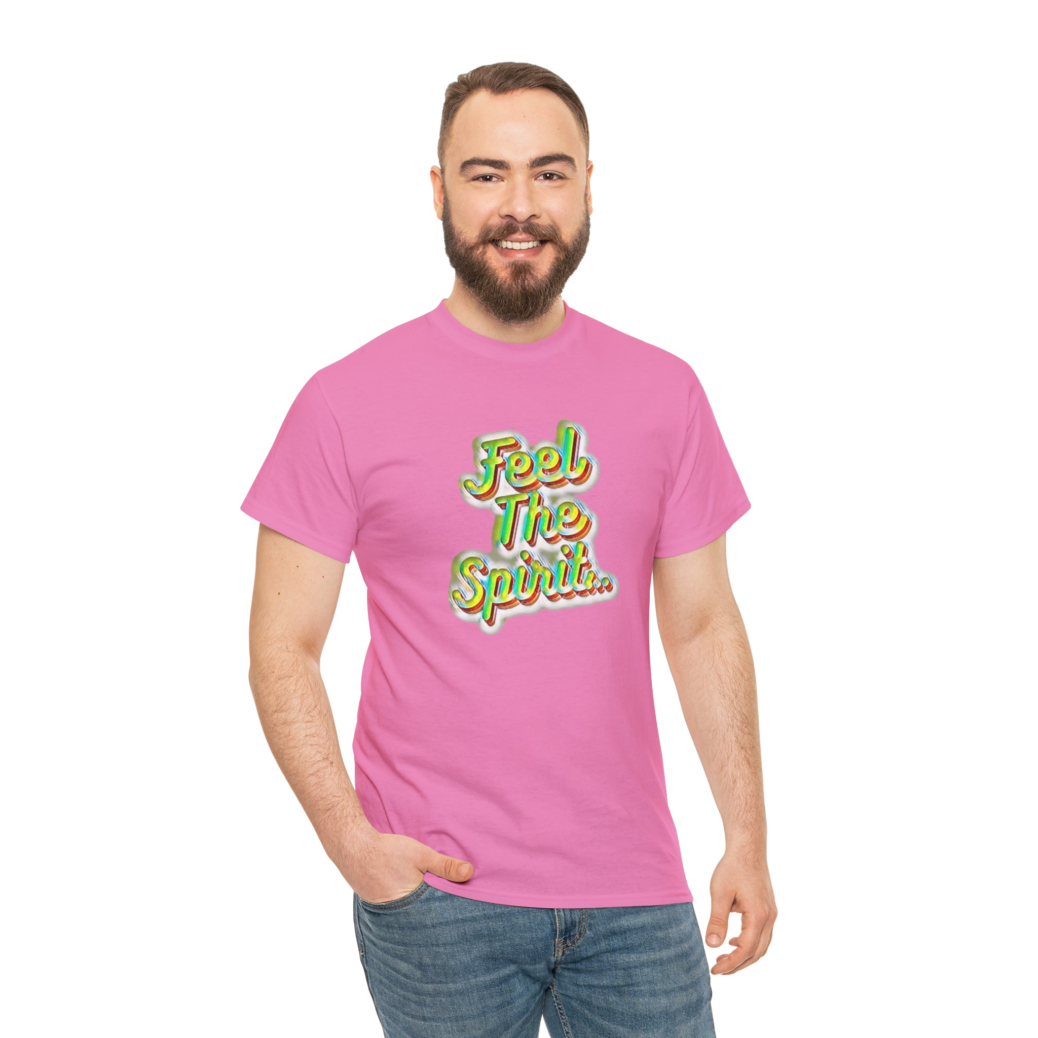 Feel The Spirit Unisex Heavy Cotton Tee