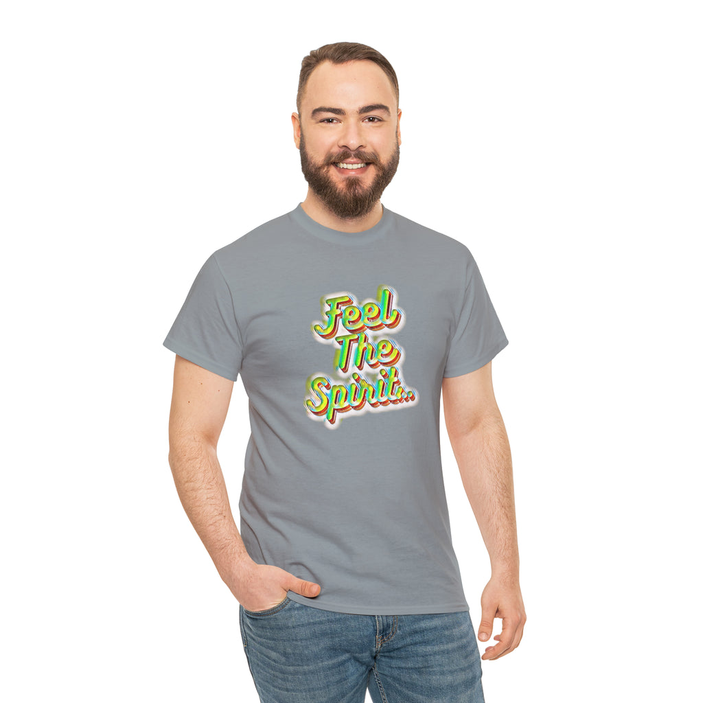 Feel The Spirit Unisex Heavy Cotton Tee