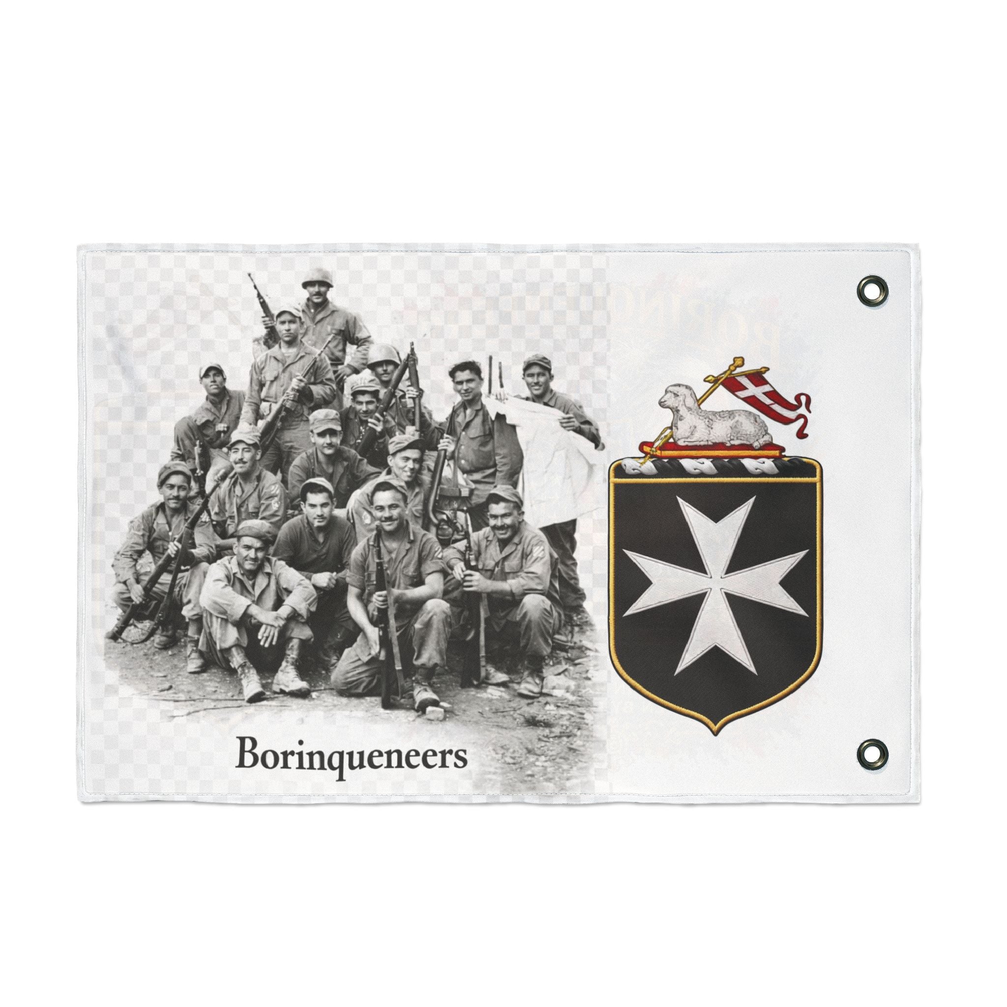 Borinqueers 250th Double-Sided Patriotic Flag — Puerto Rican Taino Heritage Memorial