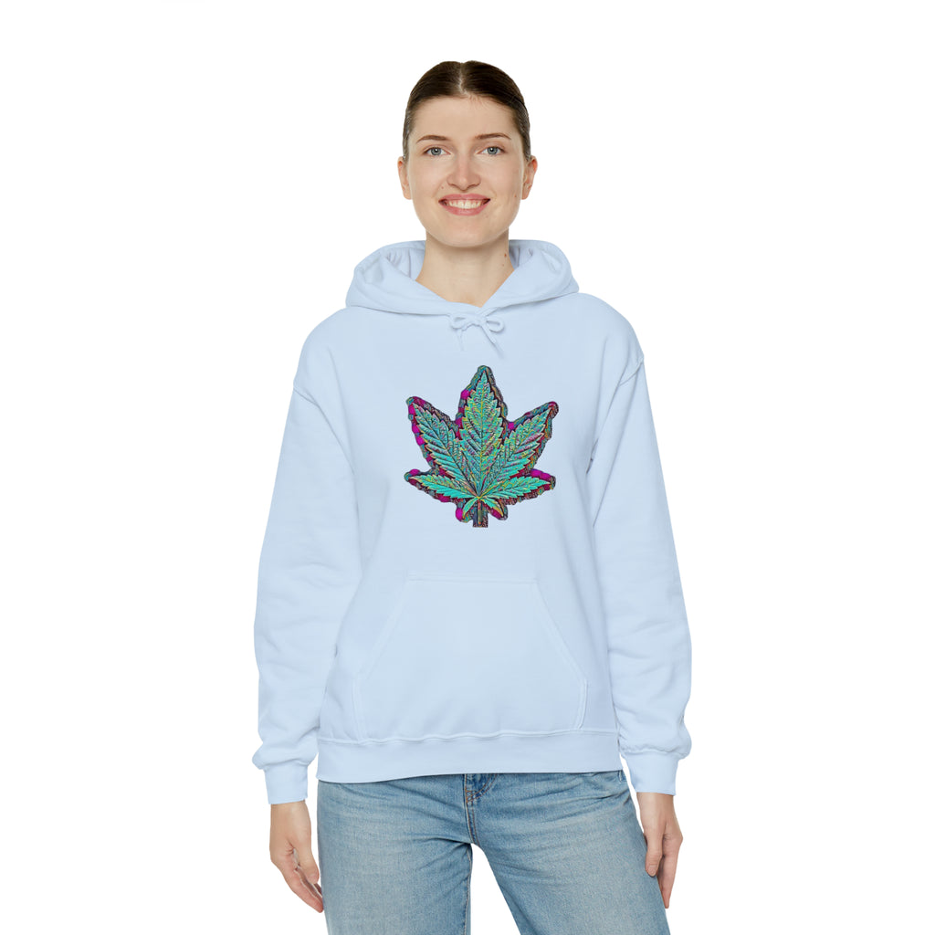 The Five Finger Leaf Unisex Heavy Blend™ Hooded Sweatshirt