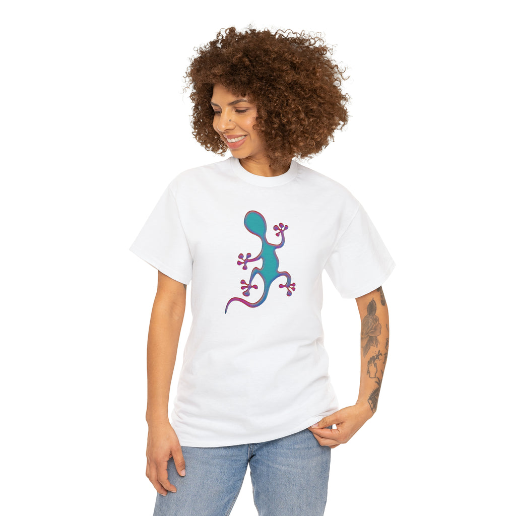 Taino-Inspired Salamander 2 Unisex Heavy Cotton Tee