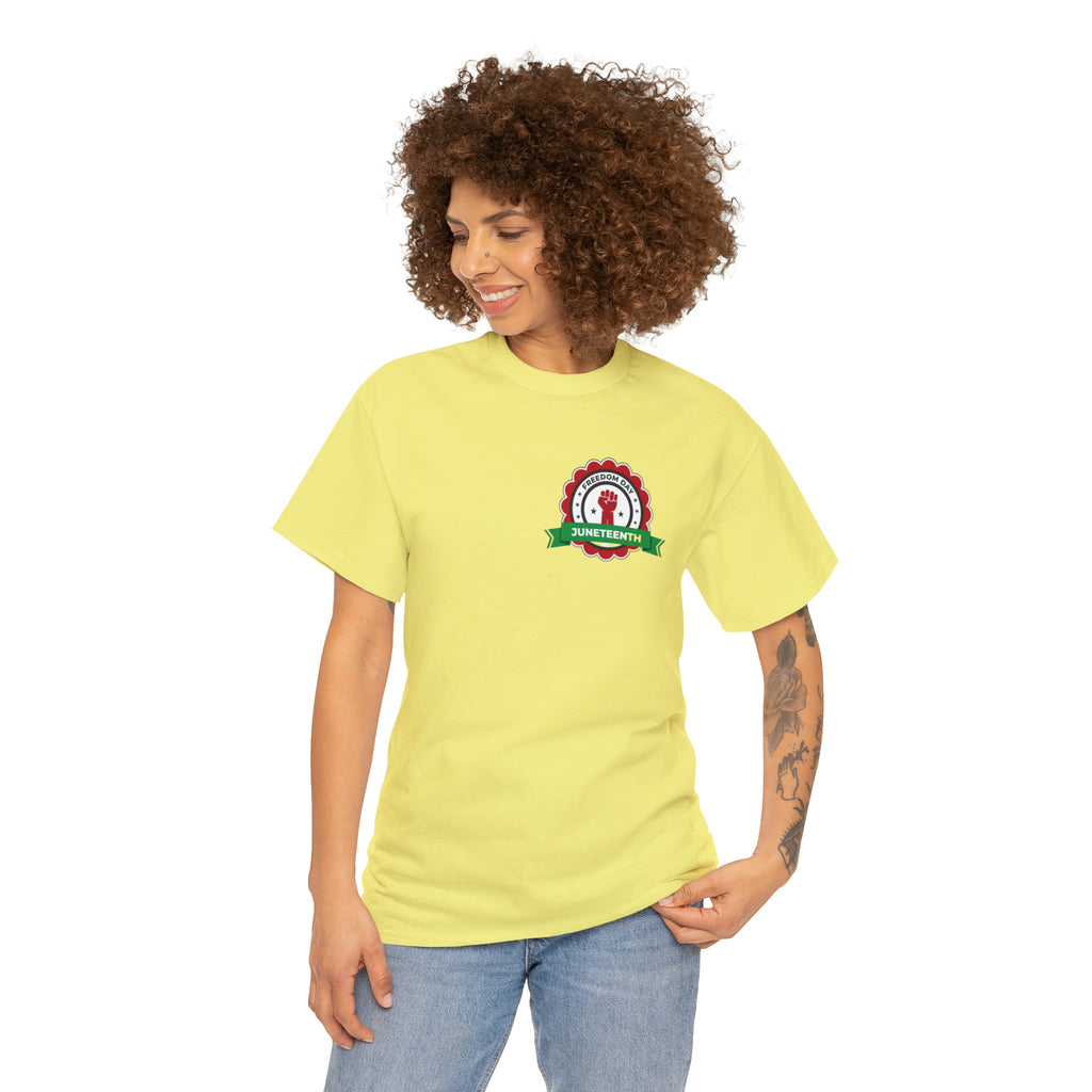 Juneteenth Freedom Day Unisex Heavy Cotton Tee