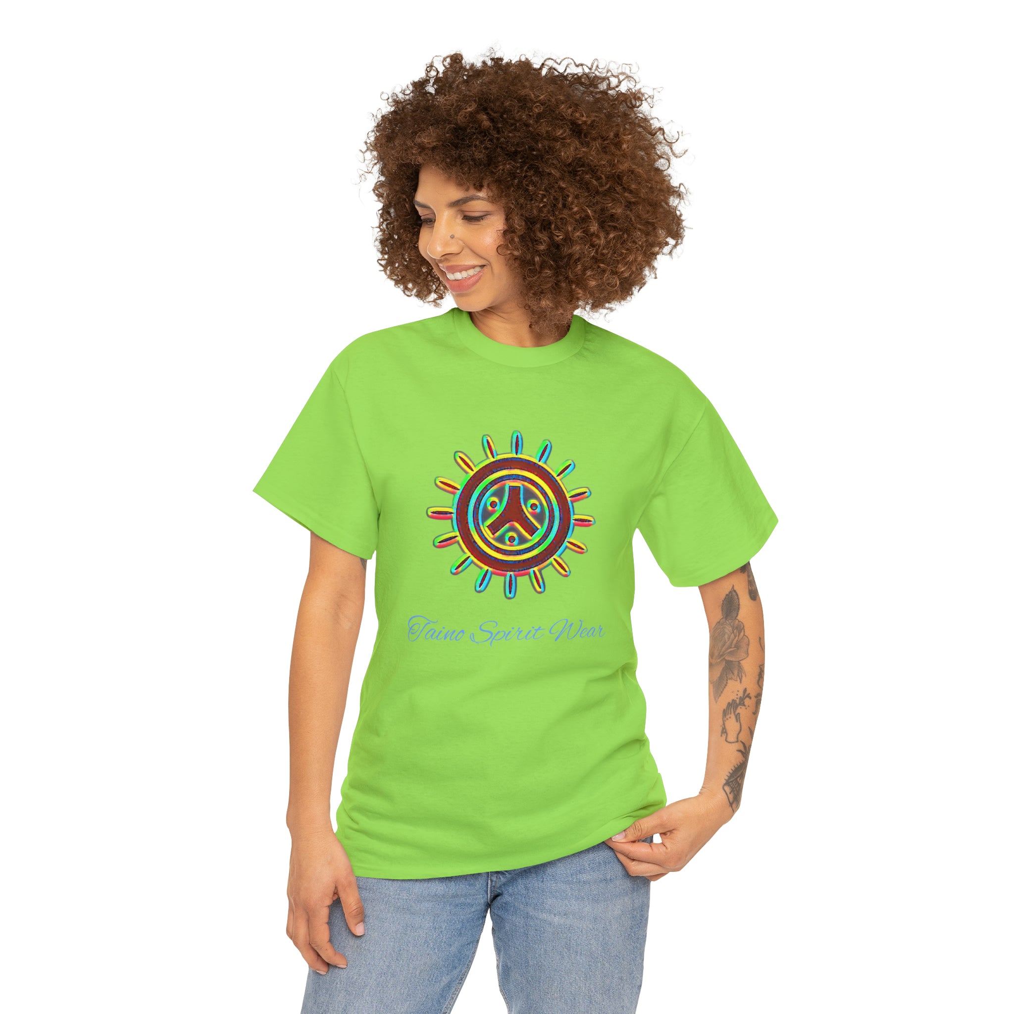 Taino Symbolism Unisex Heavy Cotton Tee