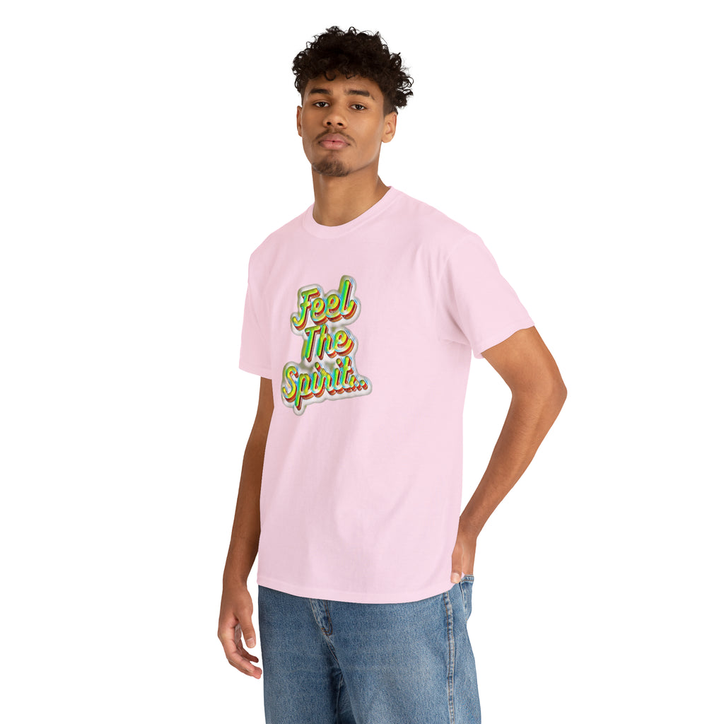 Feel The Spirit Unisex Heavy Cotton Tee