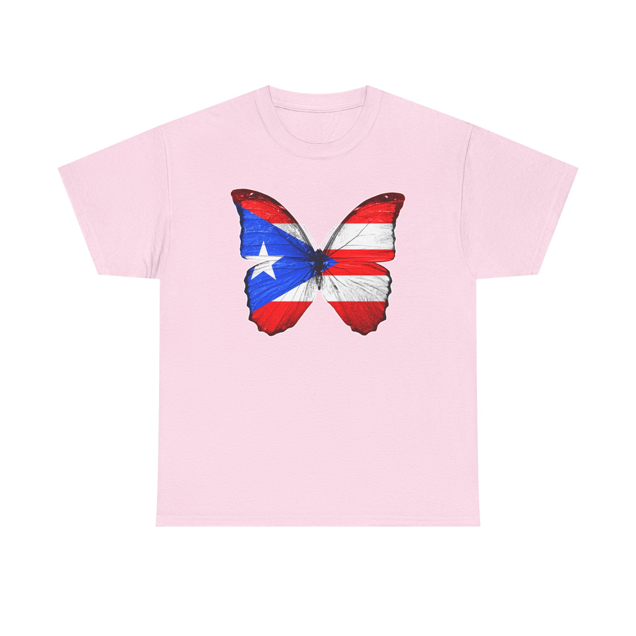 Women's Puerto Rico Flag Butterfly T-Shirt