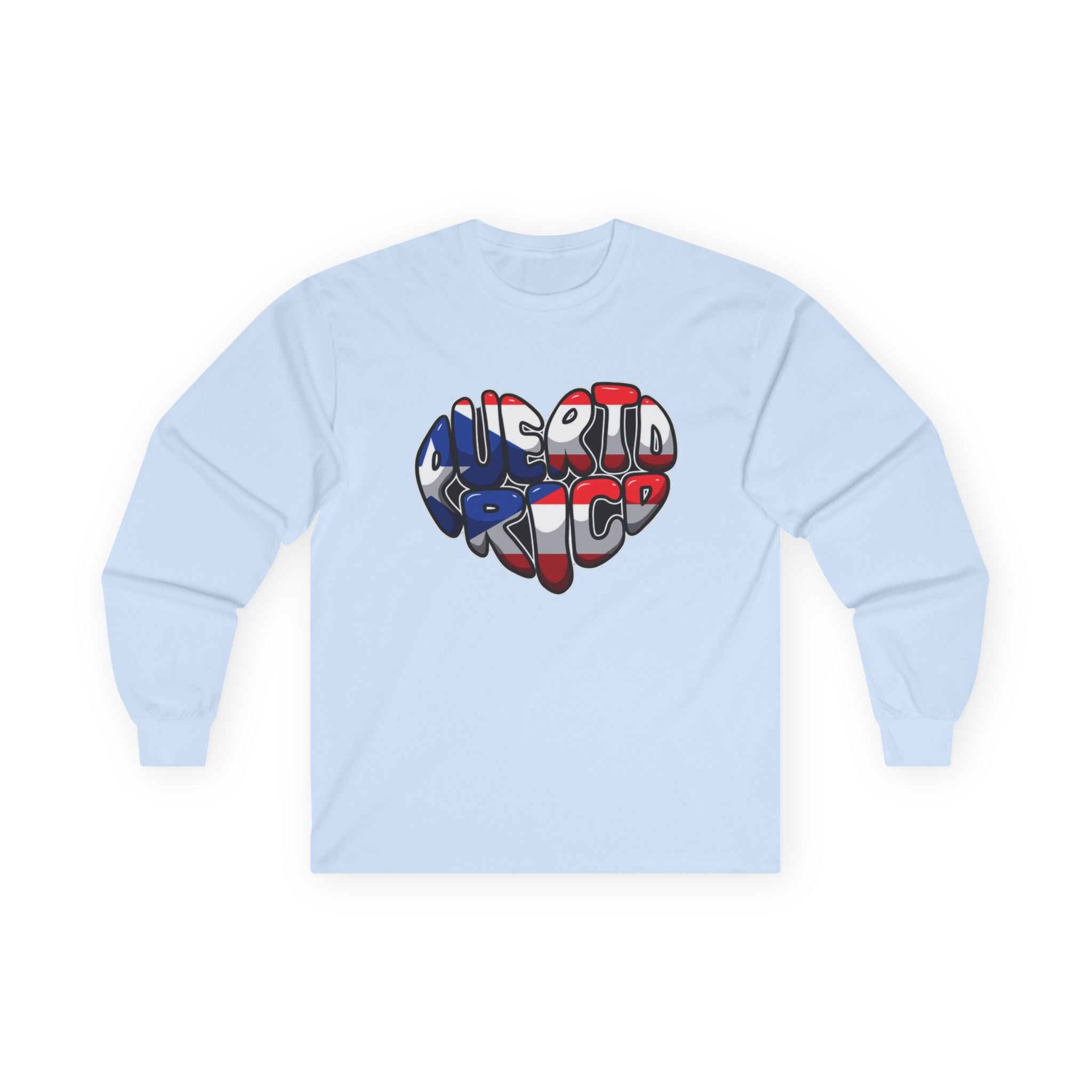 I Heart Puerto Rico/ Jibaro PR Flag Coqui Unisex Ultra Cotton Long Sleeve Tee
