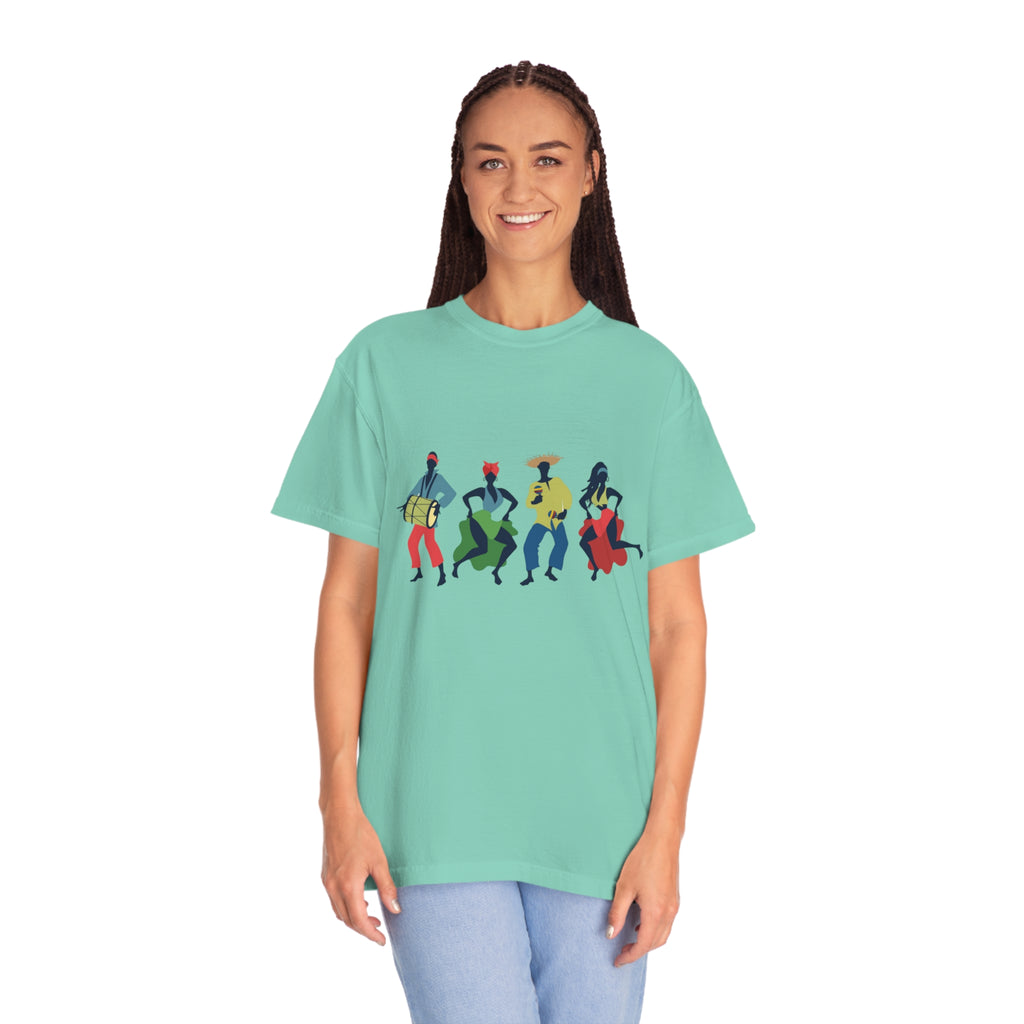 African Dancers Unisex Garment-Dyed T-shirt