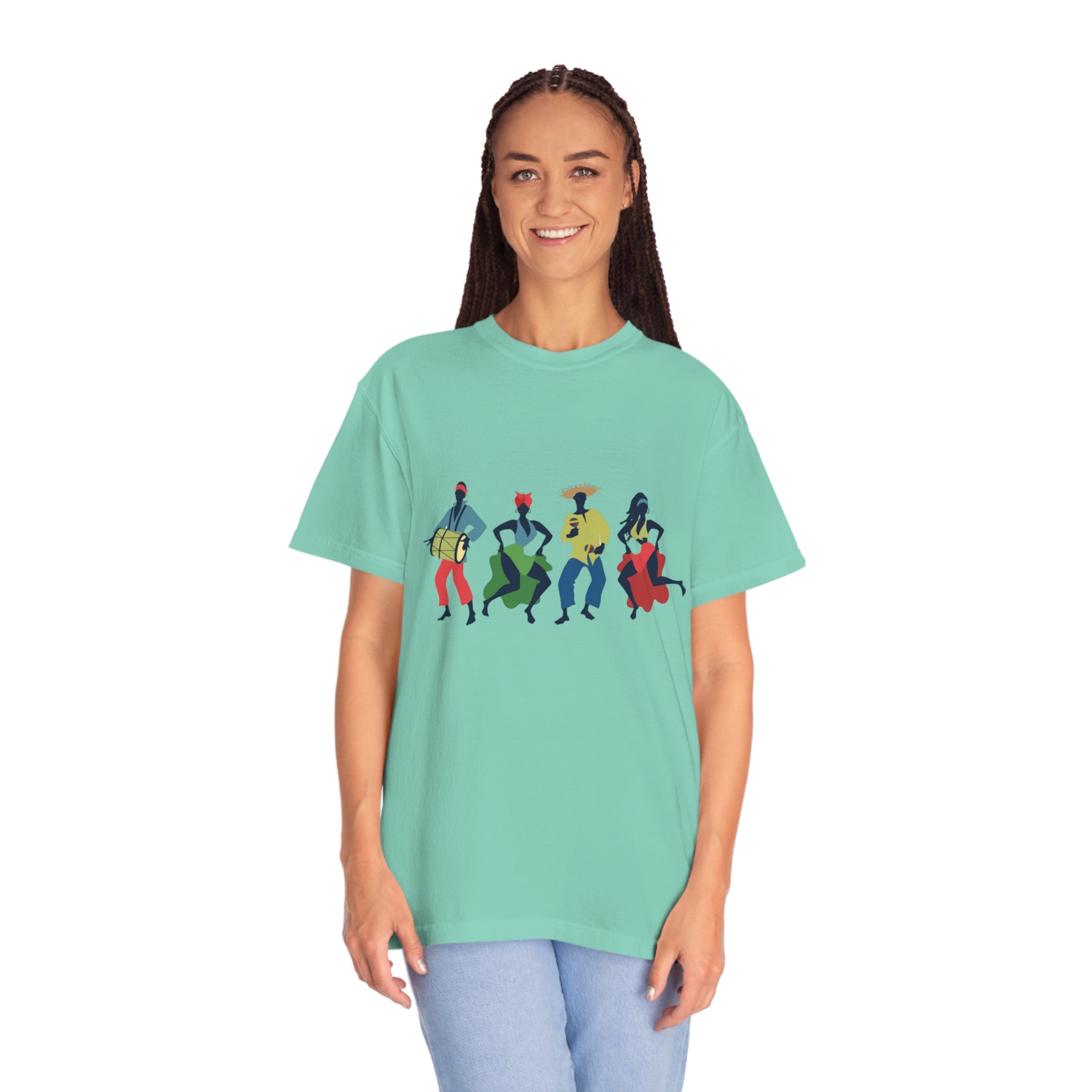 African Dancers Unisex Garment-Dyed T-shirt