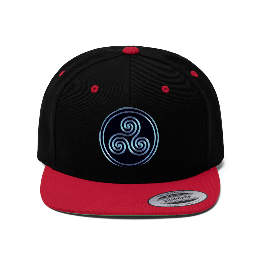 Taino Dark Hurricane Unisex Flat Bill Hat