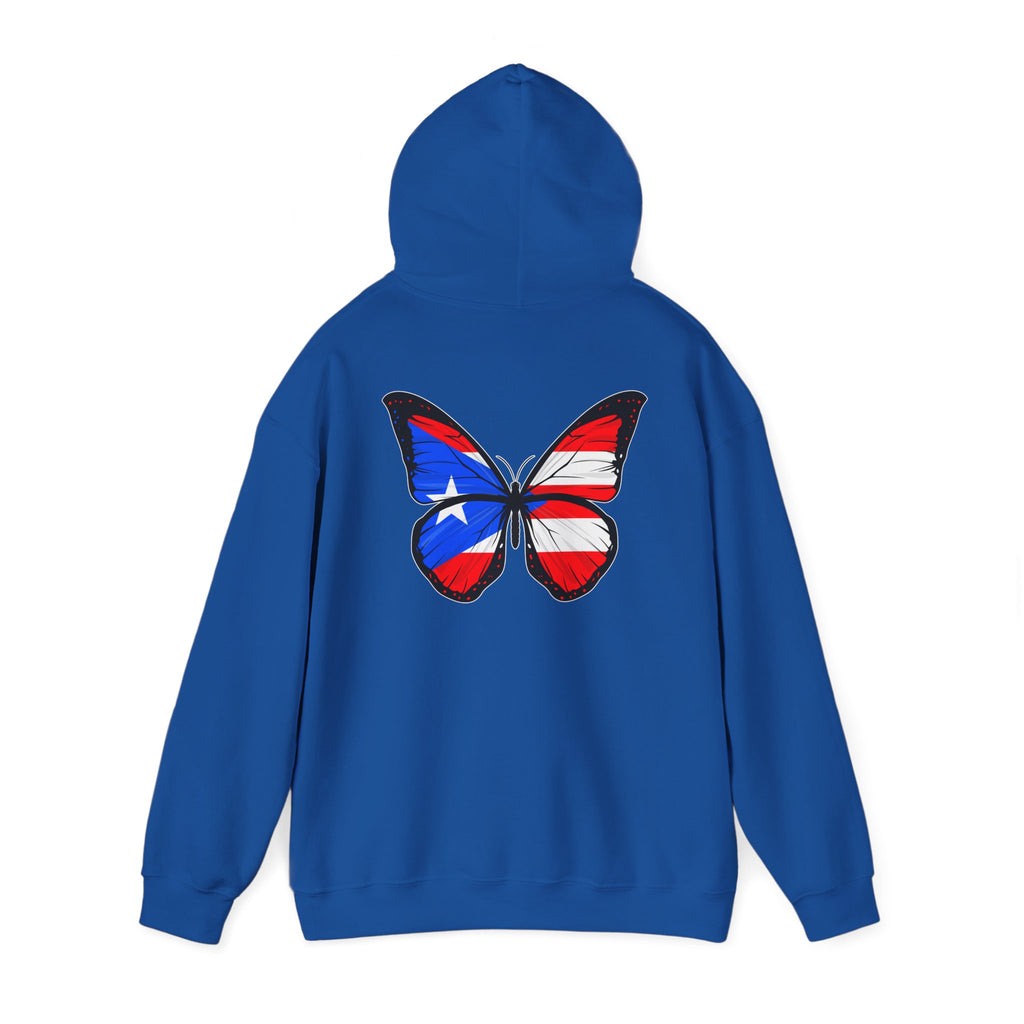 Women's Puerto Rico Flag Butterfly Hoodie