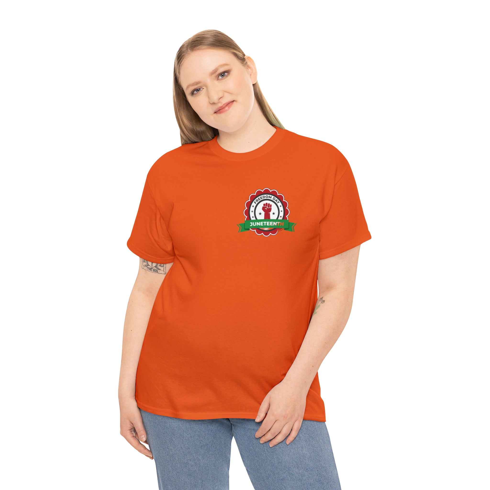 Juneteenth Freedom Day Unisex Heavy Cotton Tee