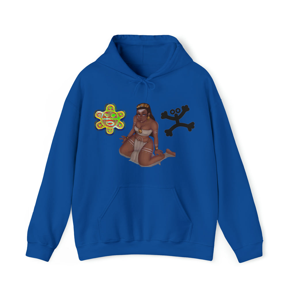 Taino Sun/Coqui/ Woman Warrior Unisex Heavy Blend™ Hooded Sweatshirt