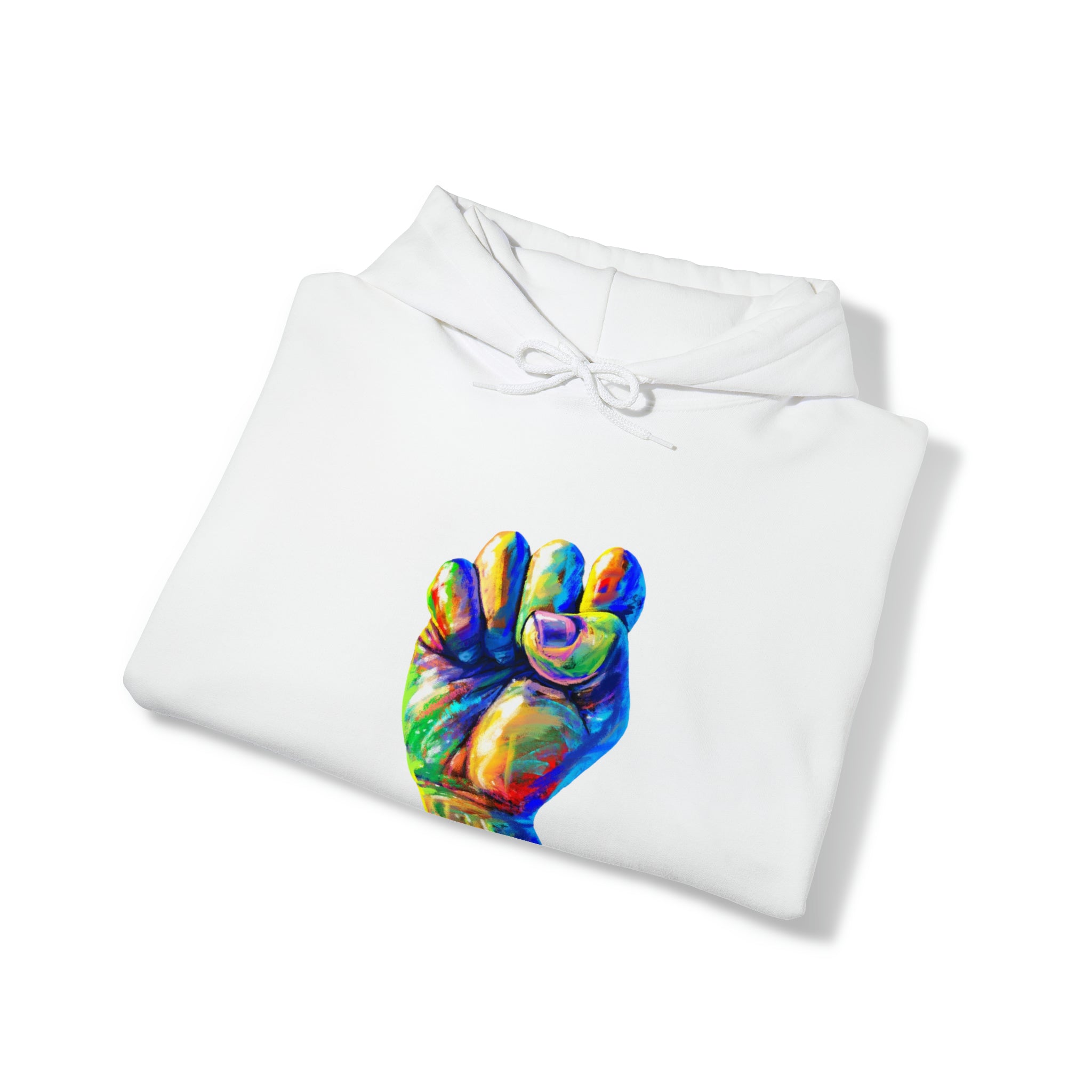 Power to The People Fist Unisex Heavy Blend™ Hooded Sweatshirt