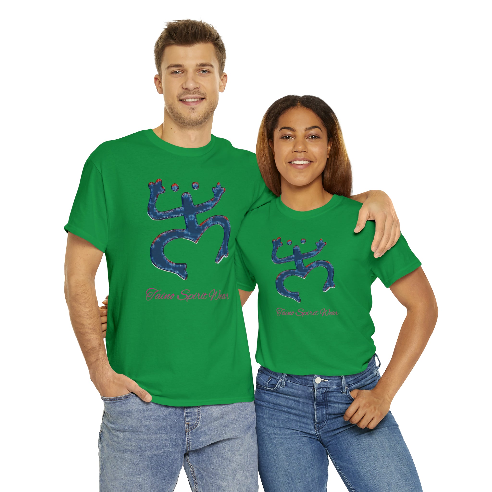 Taino Large Coqui Unisex Heavy Cotton Tee