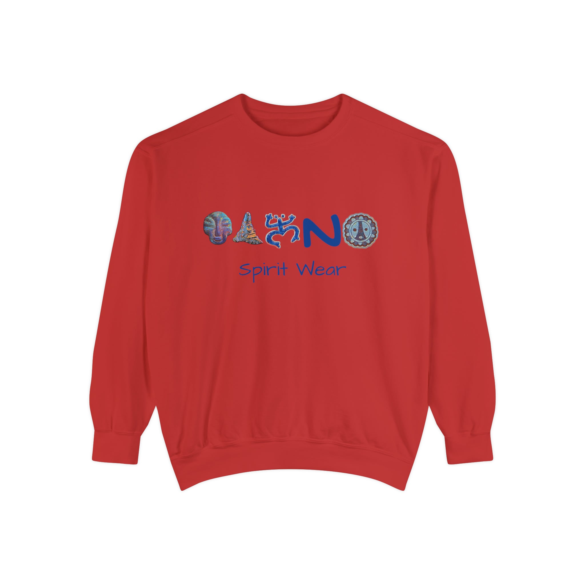 Taino Spirit Wear Symbols Unisex Garment-Dyed Sweatshirt