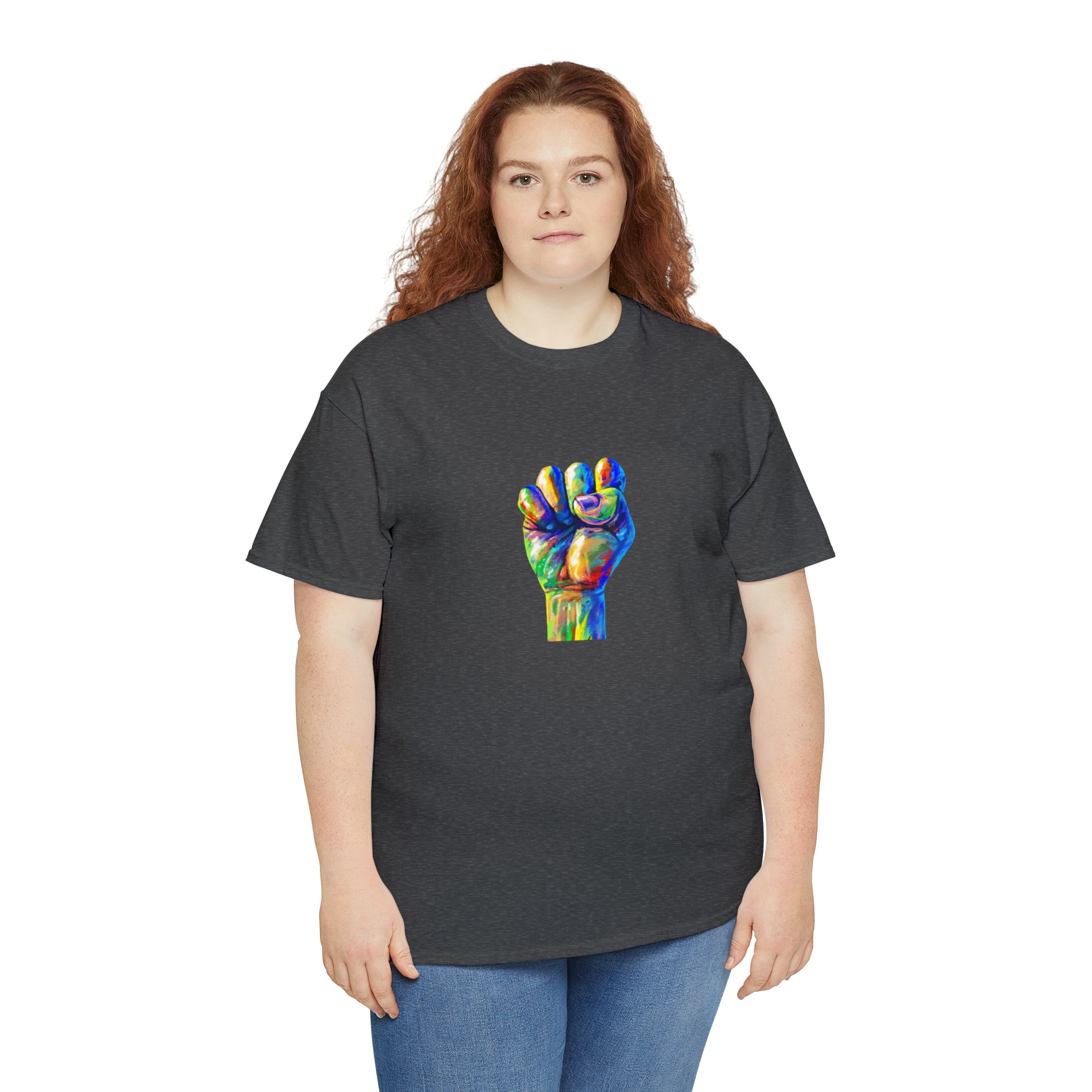 Power to The People Fist Unisex Heavy Cotton Tee