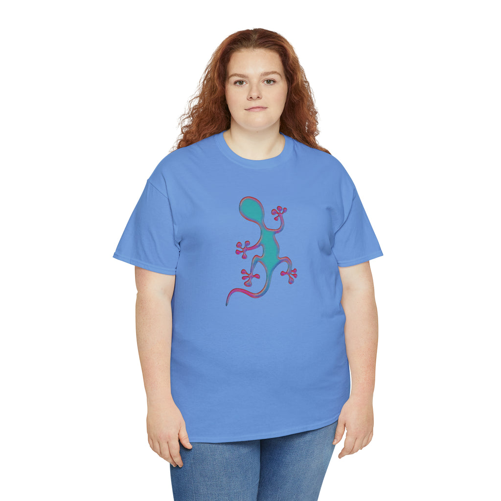 Taino-Inspired Salamander 2 Unisex Heavy Cotton Tee